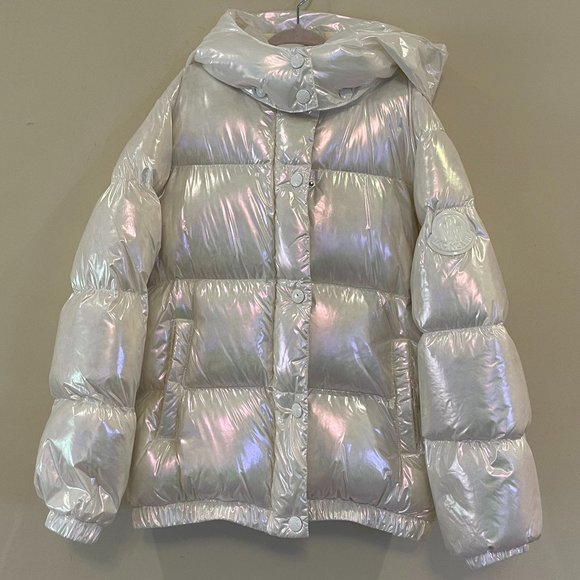 Girls Iridescent Daos Down Jacket 8Y - Picture 4 of 9